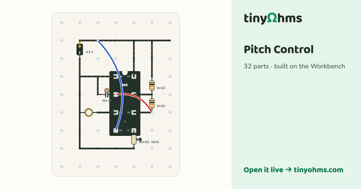 Pitch Control on a breadboard