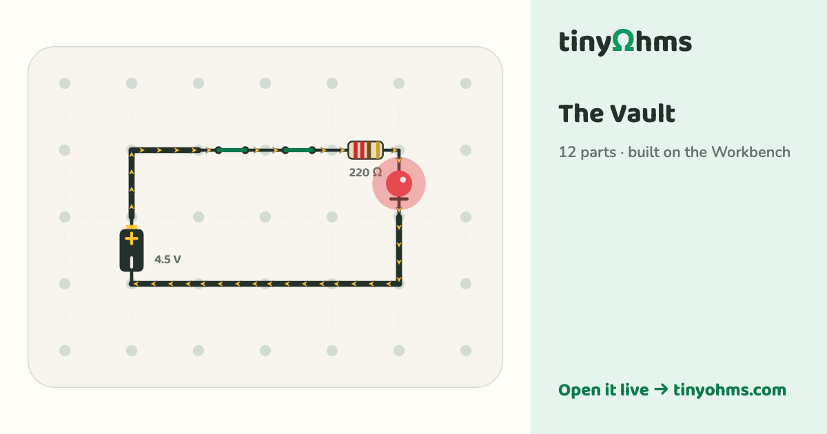 The Vault on a breadboard